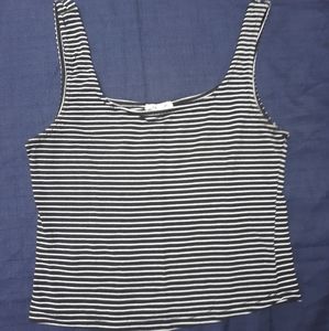 Black and white striped t-shirt